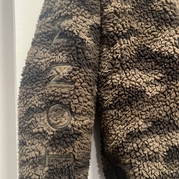 Tommy Hilfiger Camo Fleece Half Zip Hoodie - Picture 2 of 4